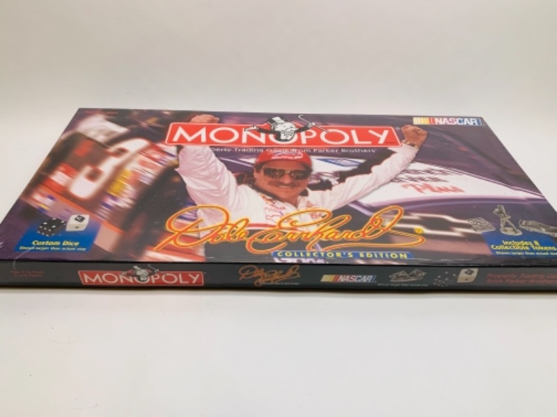 Photo 4 of Sealed monopoly Dale Earnhardt collectors edition game includes eight pewter collectible tokens 