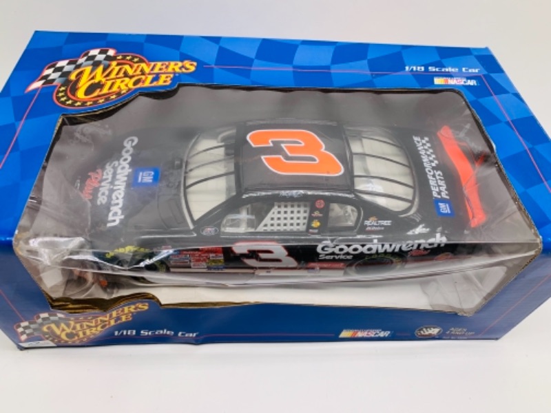 Photo 2 of Winners circle die cast 1/18 scale Earnhardt 3 stock car in original box 