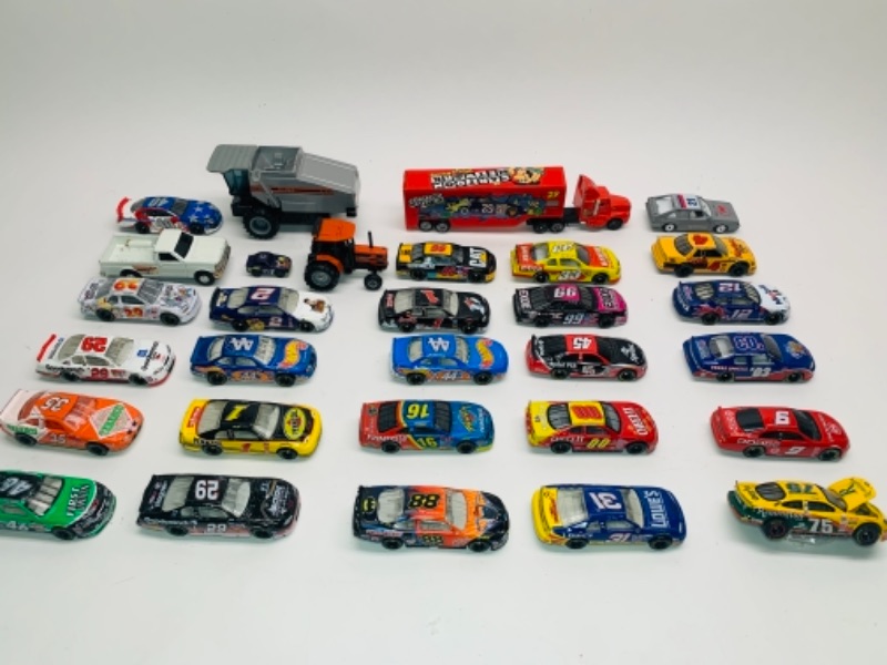 Photo 1 of 30 small die cast nascar stock cars