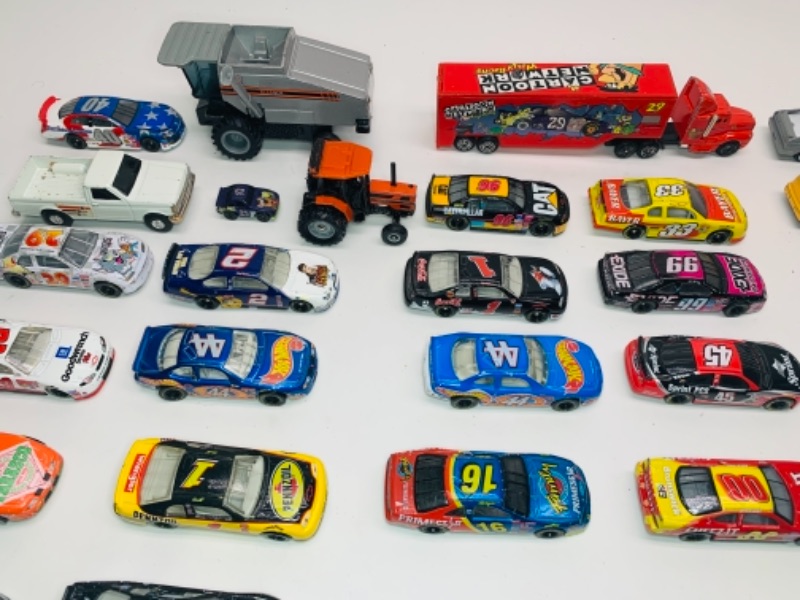 Photo 3 of 30 small die cast nascar stock cars