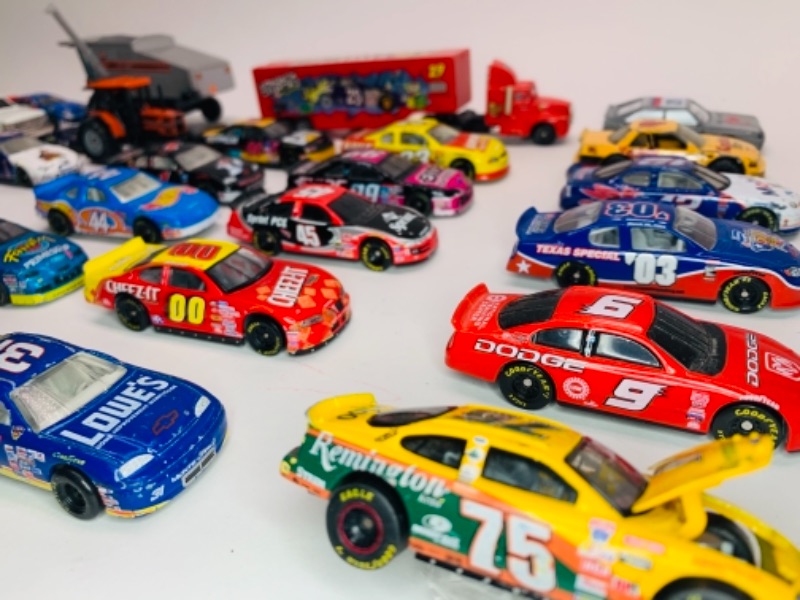 Photo 2 of 30 small die cast nascar stock cars