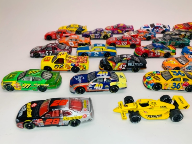 Photo 2 of 38 nascar small die cast stock cars 