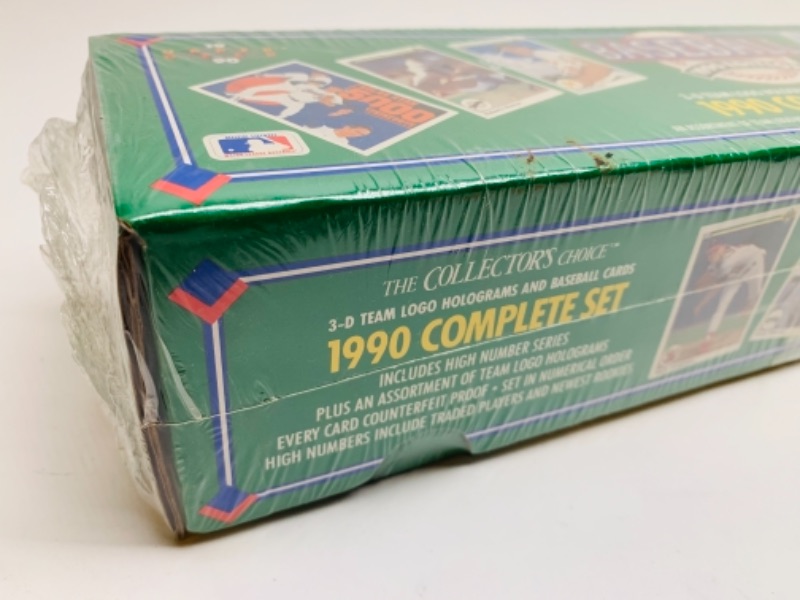 Photo 2 of Sealed upper deck 1990 baseball complete set of 3-d team logo holograms and cards