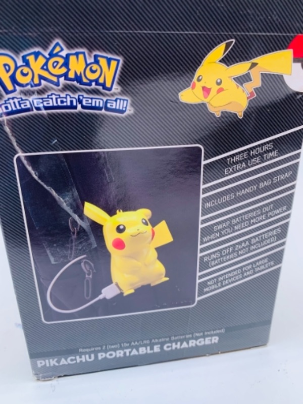 Photo 2 of Pokémon pikachu portable charger in original box 