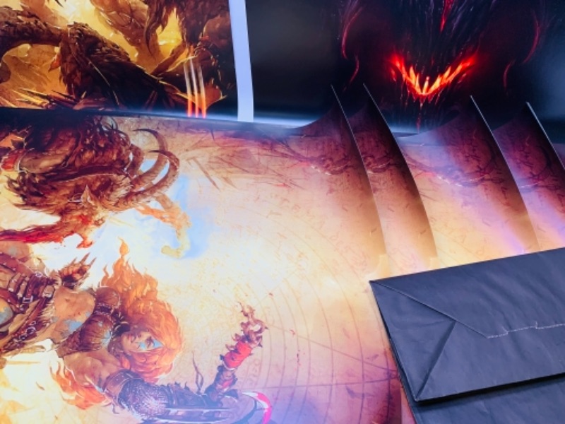 Photo 2 of 14 Blizzard entertainment Diablo double sided posters size 2 x 3 foot  all the same 