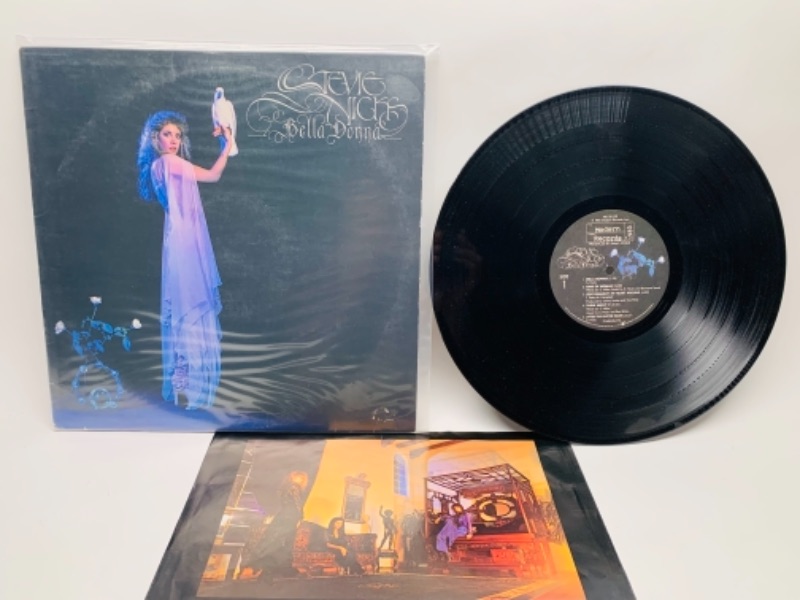 Photo 1 of 1981 Stevie Nicks belladonna vinyl 33 RPM record in plastic sleeve cover and record in great condition for age 