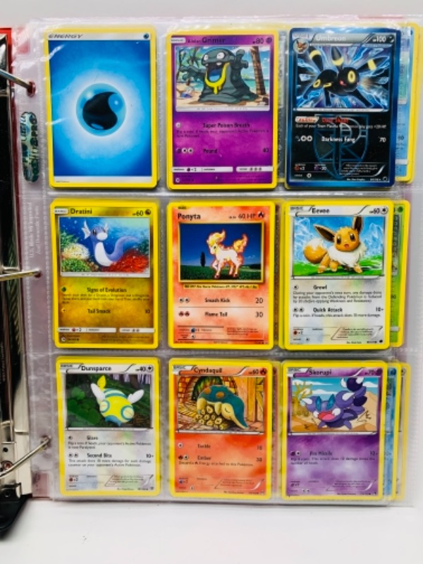 Photo 3 of 243 Pokémon trading cards in binder 2012-2017