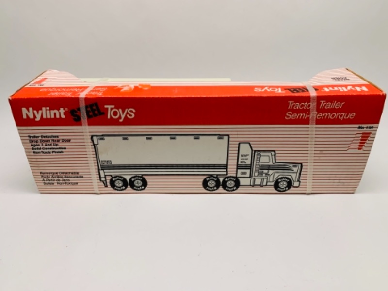 Photo 3 of 15 inch nylint steel toy tractor trailer in box