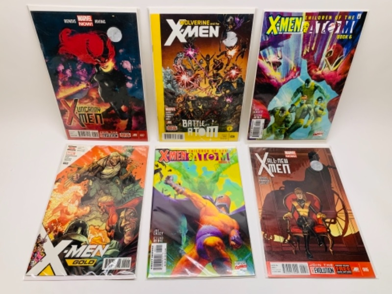 Photo 1 of 369…Six X-Men comics in plastic sleeves