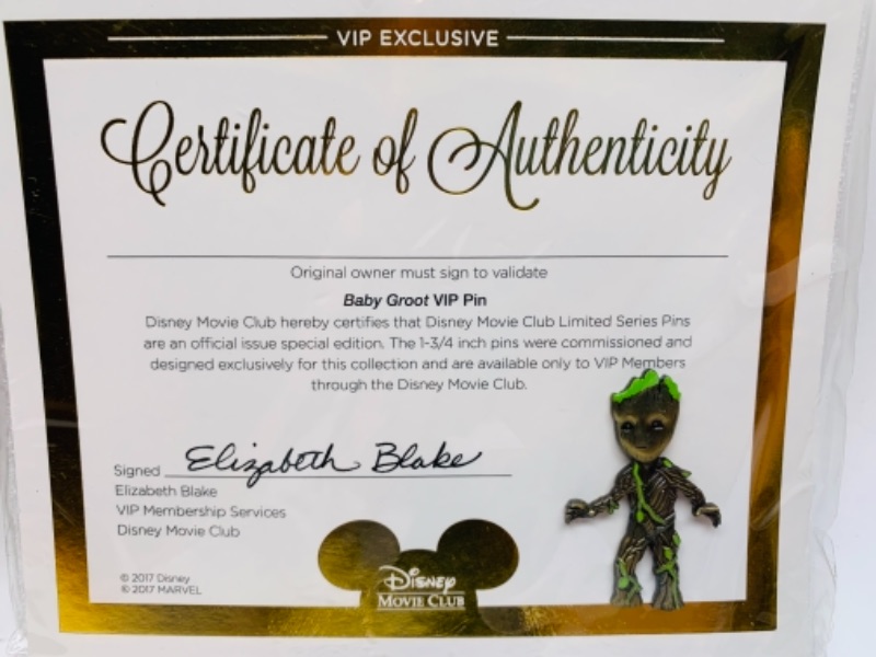 Photo 2 of 766375… Disney baby GROOT and good dinosaur pins with coa’s in packages