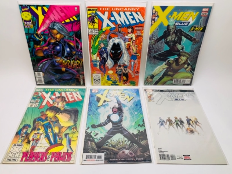 Photo 1 of 766380… six X-Men comics in plastic sleeves