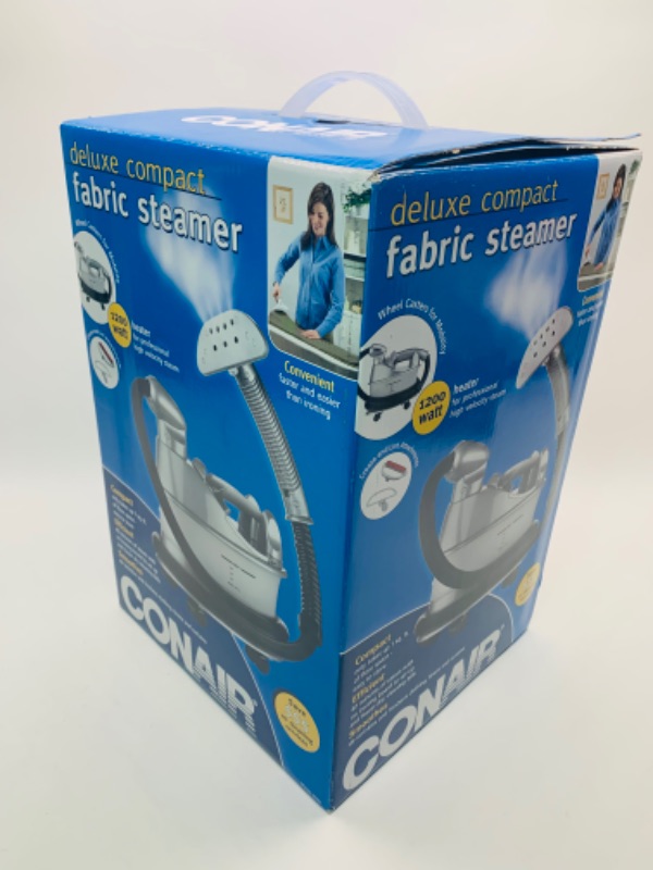 Photo 2 of 413… conair deluxe compact fabric steamer in box