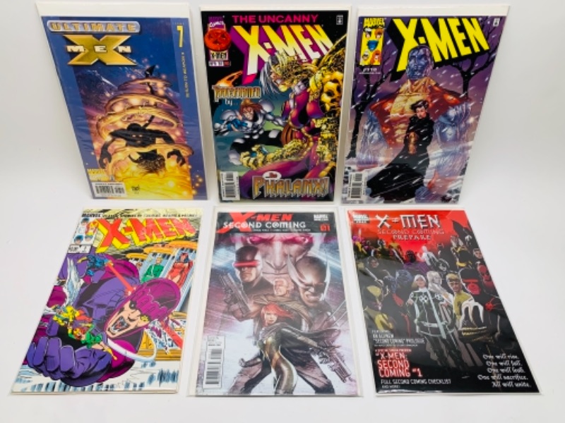 Photo 1 of 432… six X-Men comics in plastic sleeves