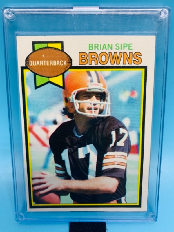 Photo 1 of 766433…topps 1979 Brian sipe card 353 in hard plastic case