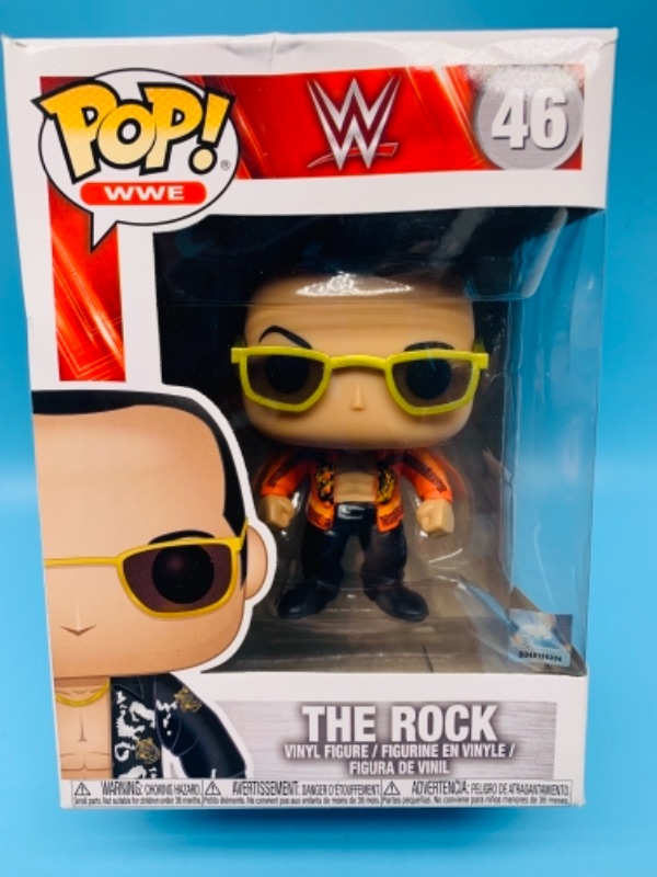 Photo 1 of 766438… Funko pop  WWE the rock vinyl figure in original box