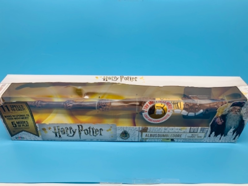 Photo 4 of 448… Harry potter ALBUSDUMBLEDORE wizard training wand in original box