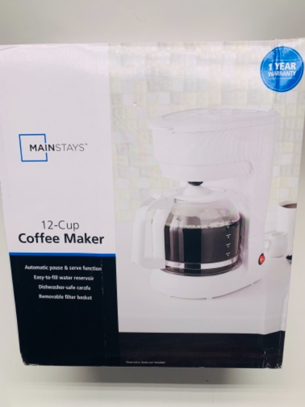 Photo 1 of 766451… 12 cup coffee maker with box 