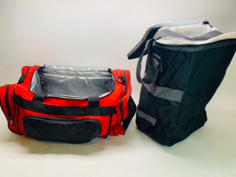 Photo 1 of 766452…two soft cooler totes - 1 rolling