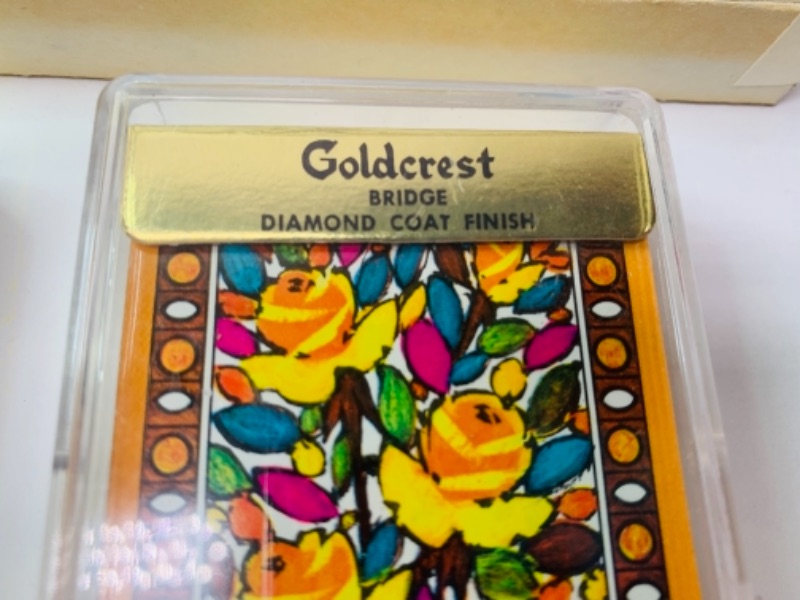 Photo 2 of 486…vintage cribbage game and 3 goldcrest bridge diamond coat playing cards 