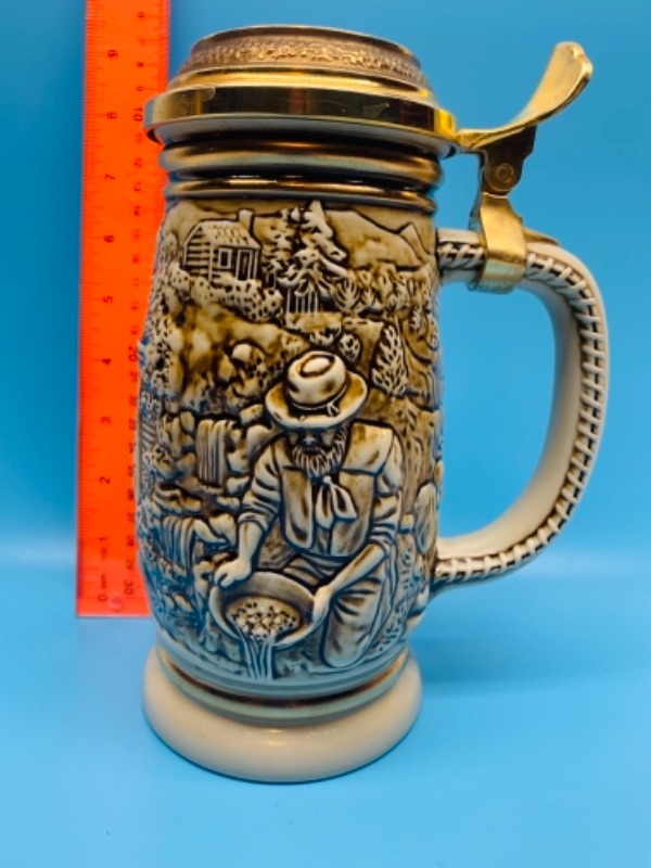 Photo 1 of 491…vintage 9 inch stein handcrafted in Brazil 