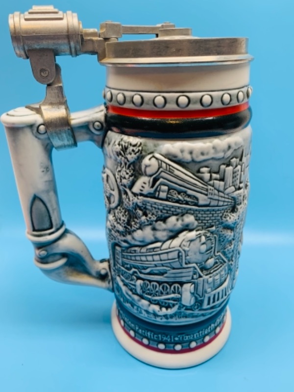 Photo 3 of 493…vintage 9 inch 1982 stein handcrafted in Brazil 