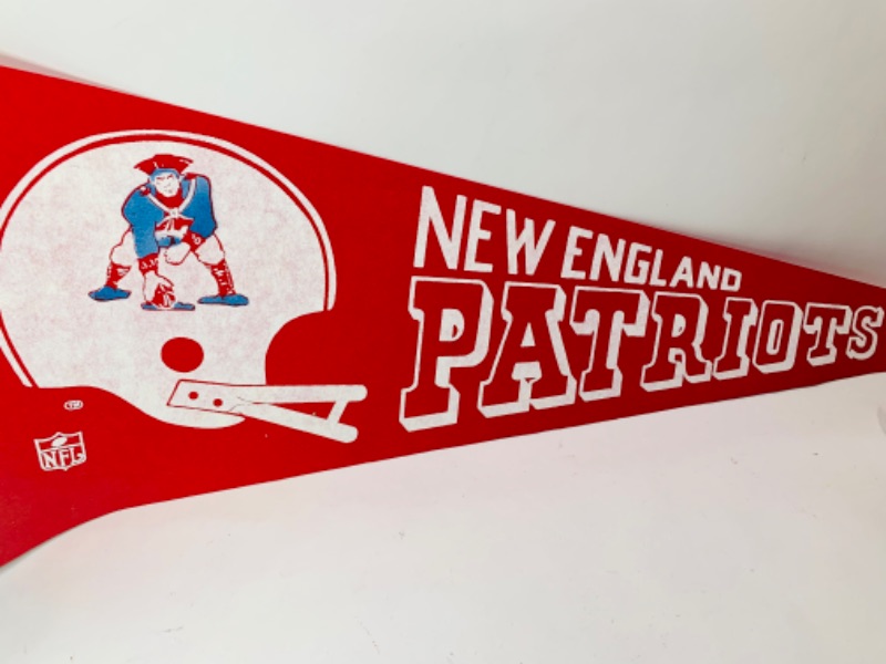 Photo 2 of 766502…vintage New England patriots pennant 