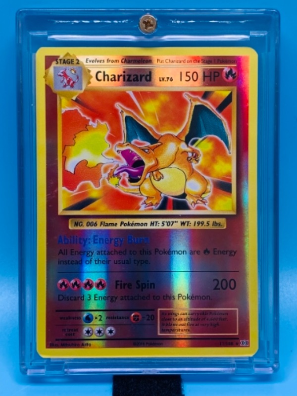 Photo 5 of 766532…highly collectible Pokémon charizard 11/108 card in hard plastic case 