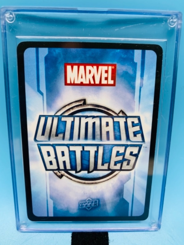 Photo 2 of 766536…marvel 2008 venom hero Ultimate battles card 11 in hard plastic case