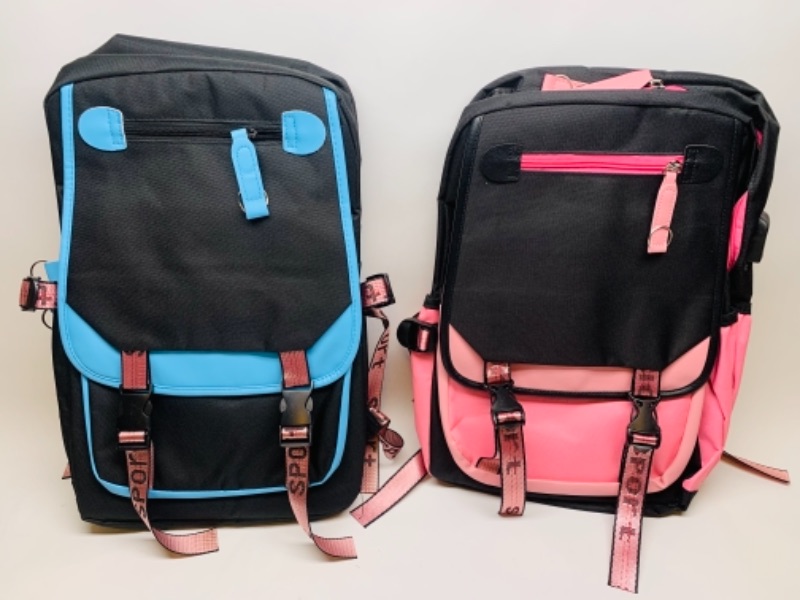 Photo 1 of 766570…two backpacks with usb and headphone  ports
