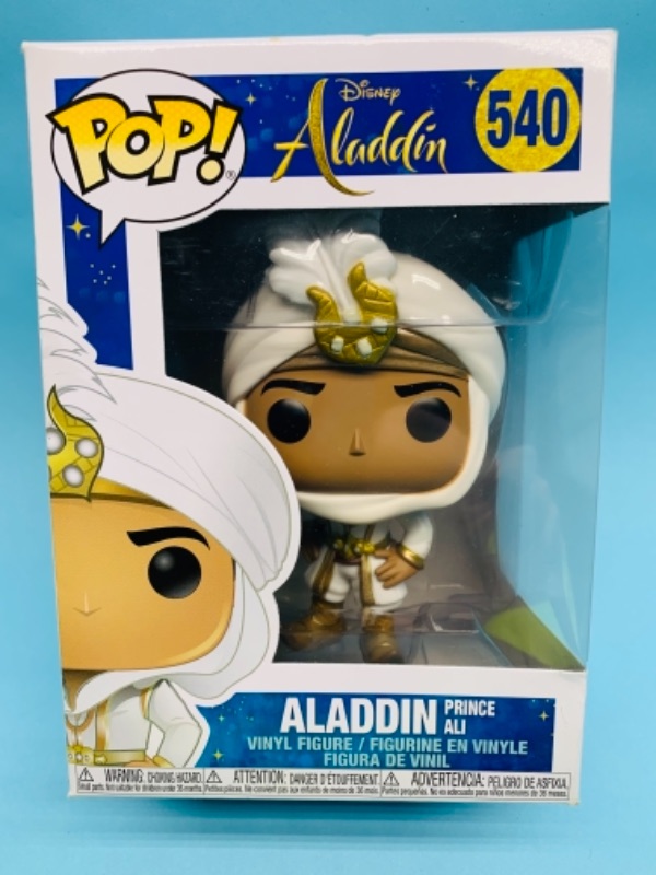 Photo 1 of 766590…Funko pop Disney Aladdin Prince ali Vinyl figure in original box