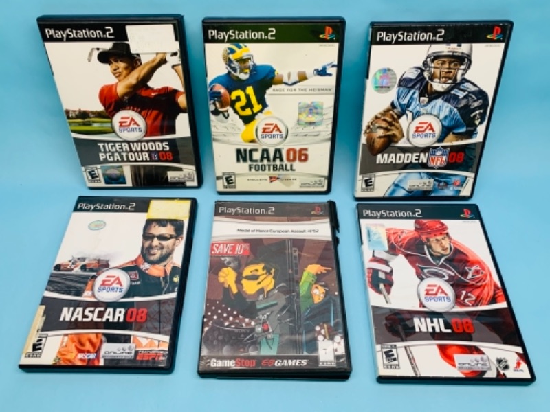 Photo 1 of 766611…6 PlayStation 2 game cartridges 