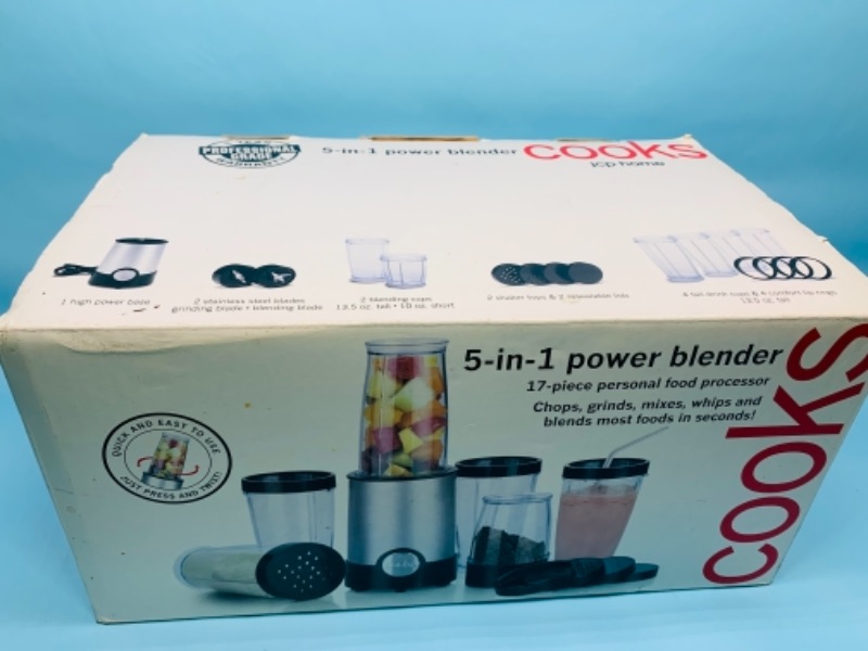 Photo 2 of 766619… cooks 5 in 1 power blender with box 