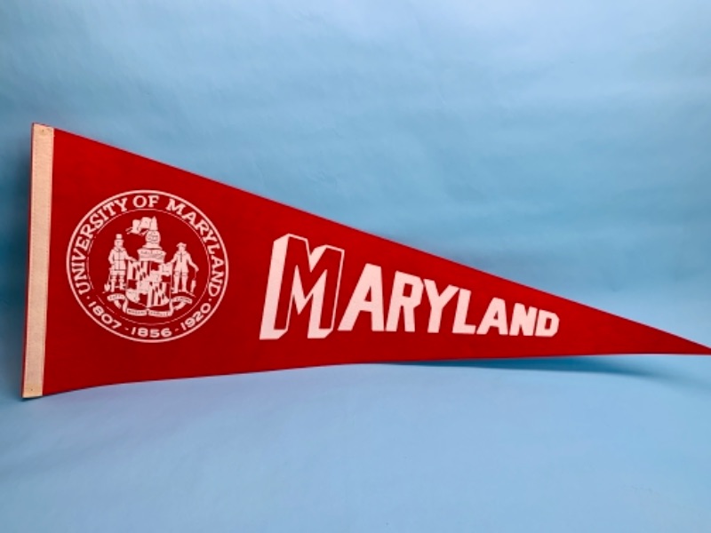 Photo 1 of 766622… vintage Maryland University pennant