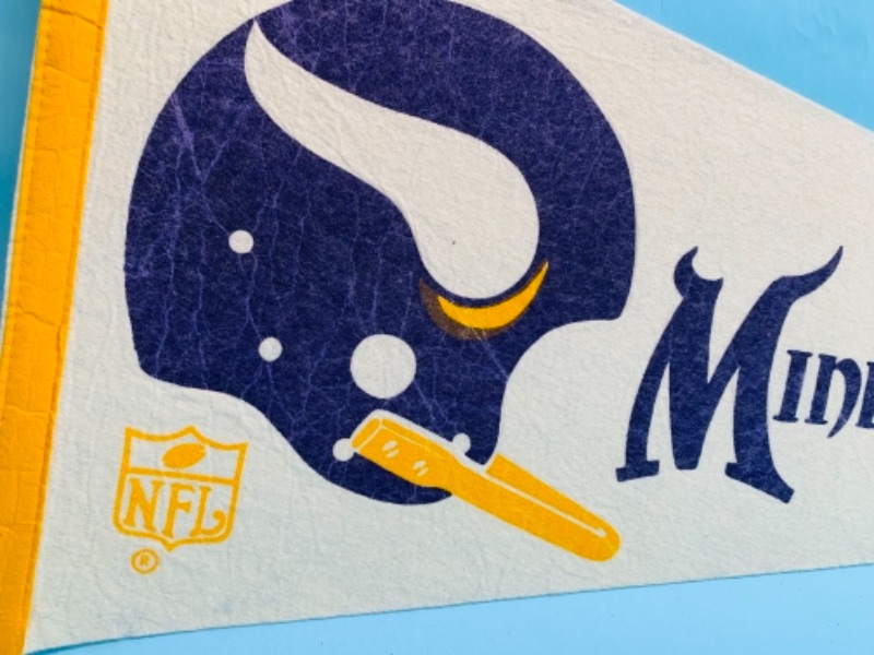 Photo 2 of 766623… vintage Minnesota Vikings pennant