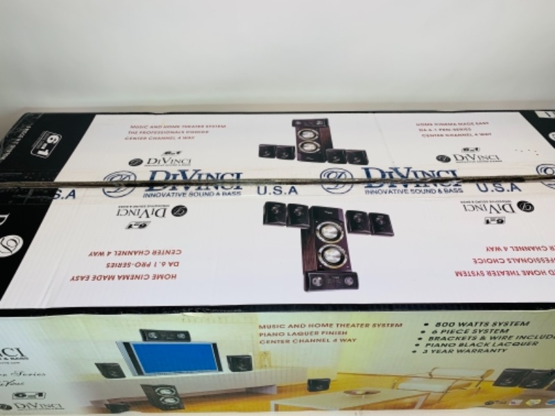 Photo 4 of 766635…divinci 6 pc music and home theater system in box