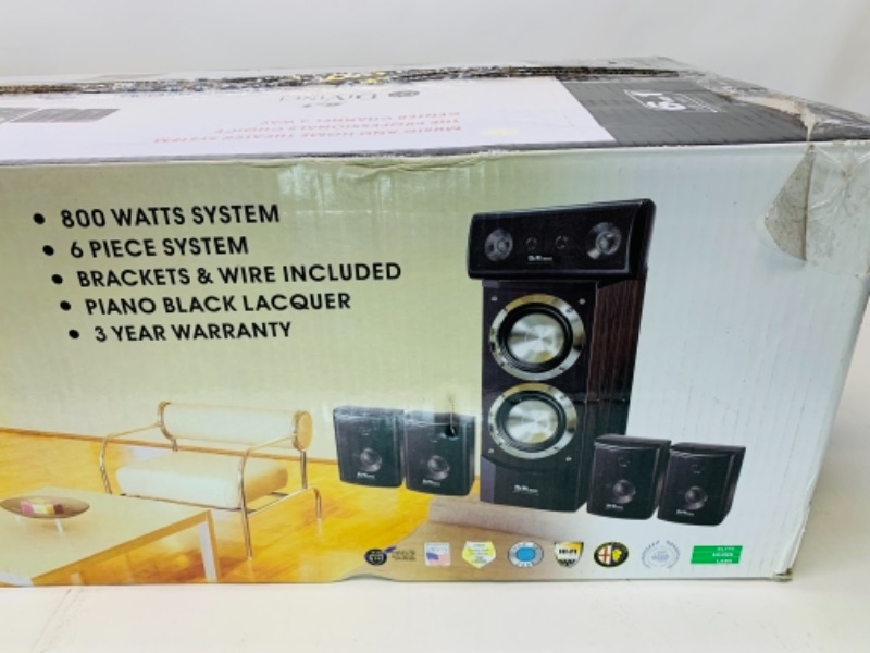 Photo 1 of 766635…divinci 6 pc music and home theater system in box