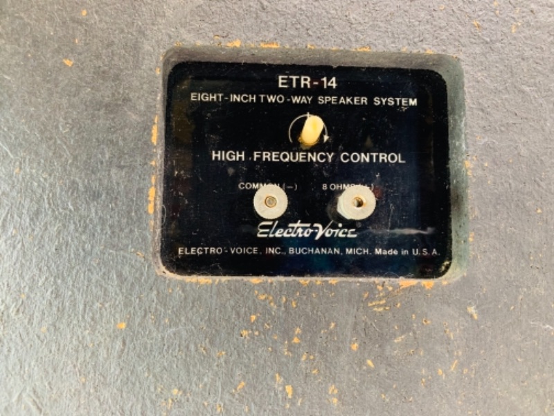 Photo 5 of 766638…two vintage electro voice speakers  size   19 x 8 x 10  