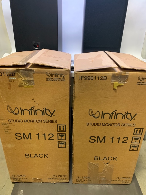 Photo 3 of 766649…two xl 30 inch infinity series speakers with original boxes 