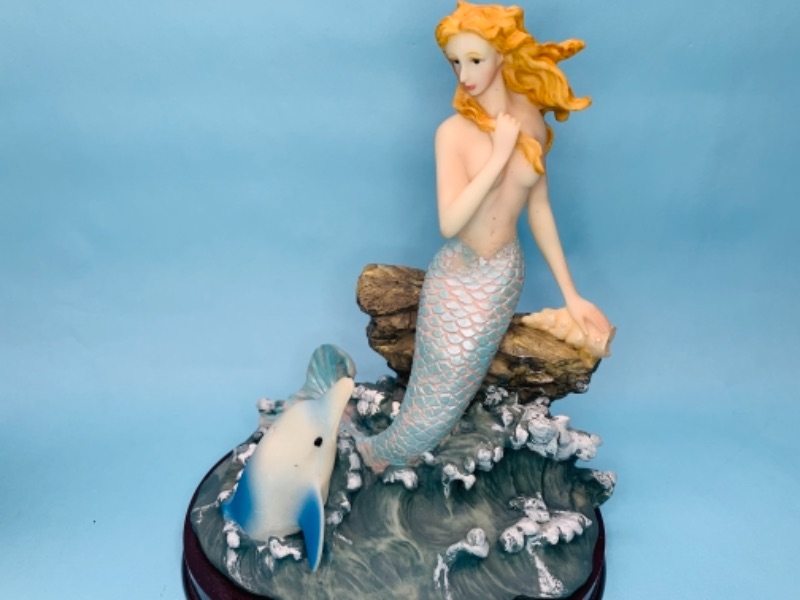 Photo 2 of 766664….two mythical mermaid statues 12 and 7 inch 