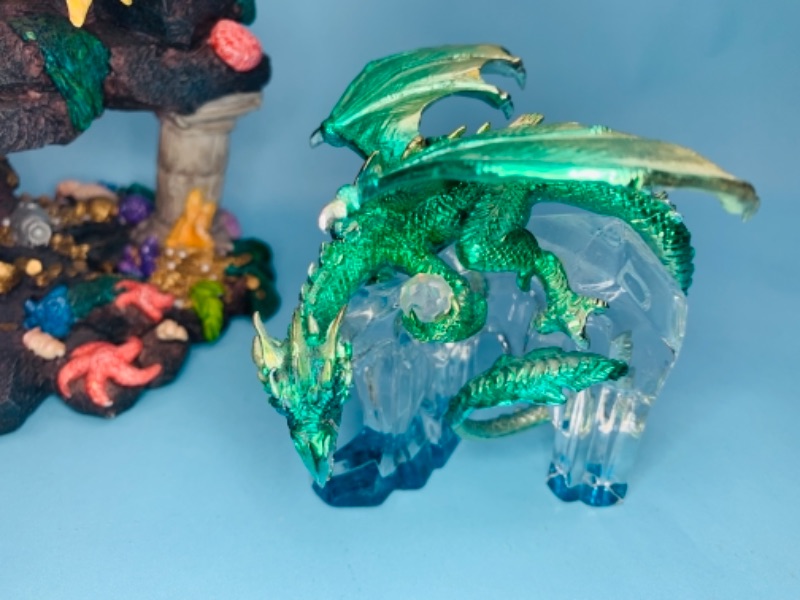 Photo 3 of 766666…2 piece mythical dragon figures 