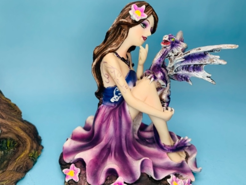 Photo 3 of 766668…3 piece fairy figures large 11 inch - 5 inch