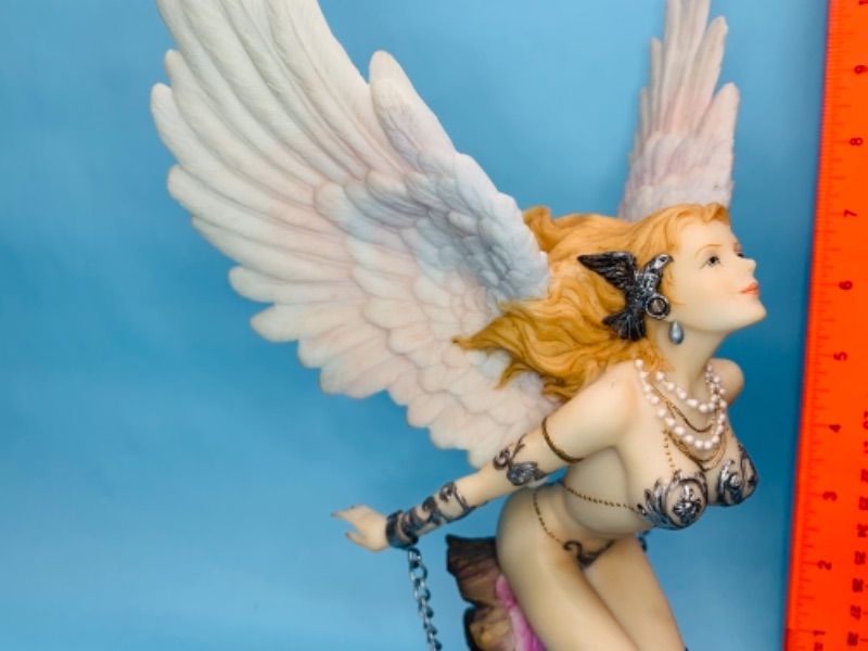 Photo 2 of 766670…2 pc mystical fairy figurines large 10 and 7 inch 