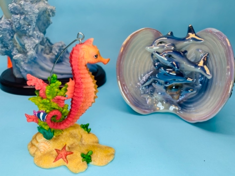 Photo 4 of 766672…5 pc sea life figures 12 inch - 4 inch 
