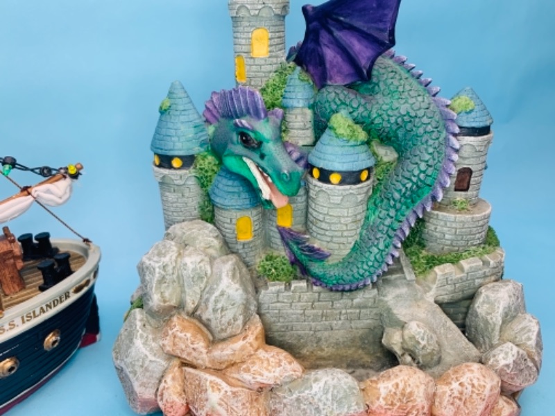 Photo 5 of 766675…dragon fountain and ship figure both need batteries and battery doors 