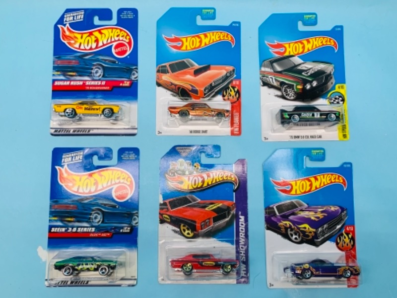 Photo 1 of 766695…6 hot wheels muscle cars in original packages 