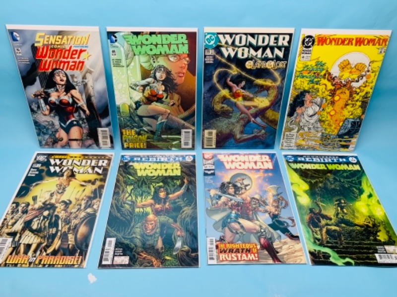 Photo 1 of 766705…8 wonder woman comics in plastic sleeves