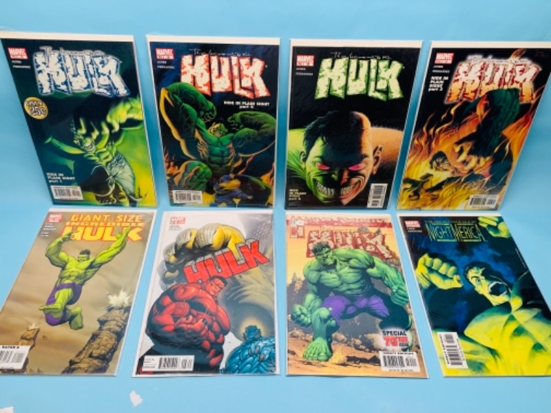 Photo 1 of 766706…8 hulk comics in plastic sleeves 