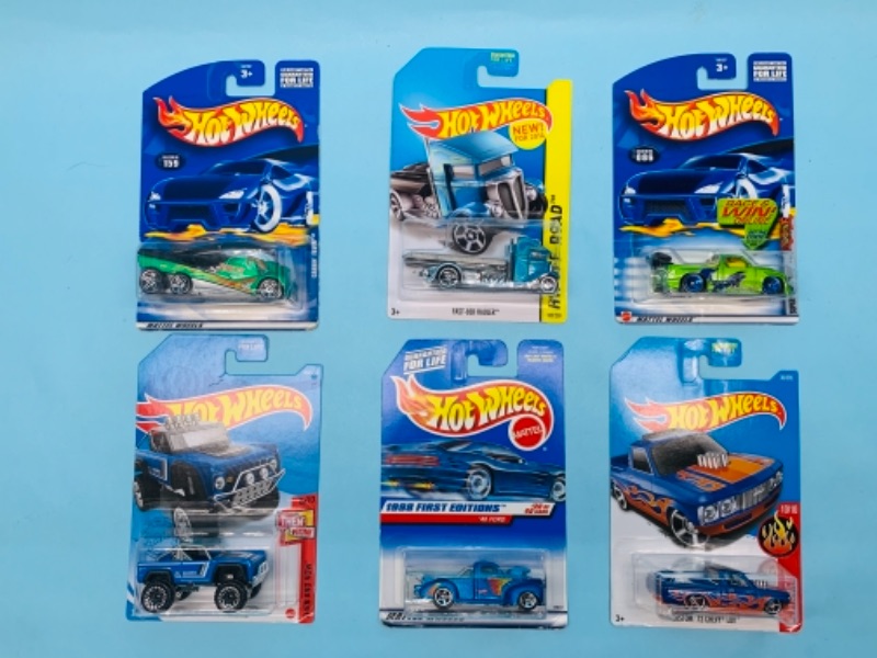 Photo 1 of 766709…6 hot wheels die cast trucks in original packages 