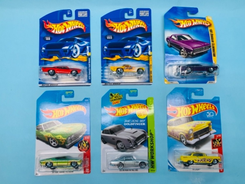 Photo 1 of 766713…6 hot wheels muscle cars in original packages 