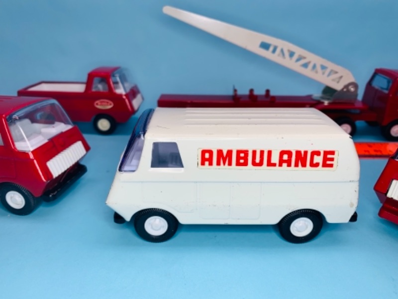 Photo 5 of 766721…vintage 5 pc tonka die cast emergency vehicles 